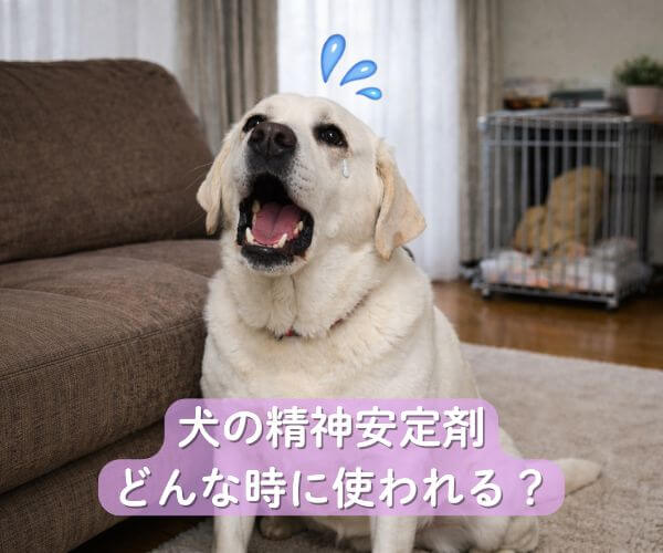 犬用の精神安定剤の使い分けと種類