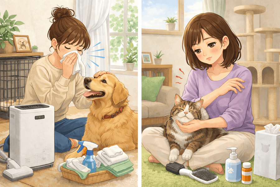 動物アレルギーでお困りの飼い主さんへ