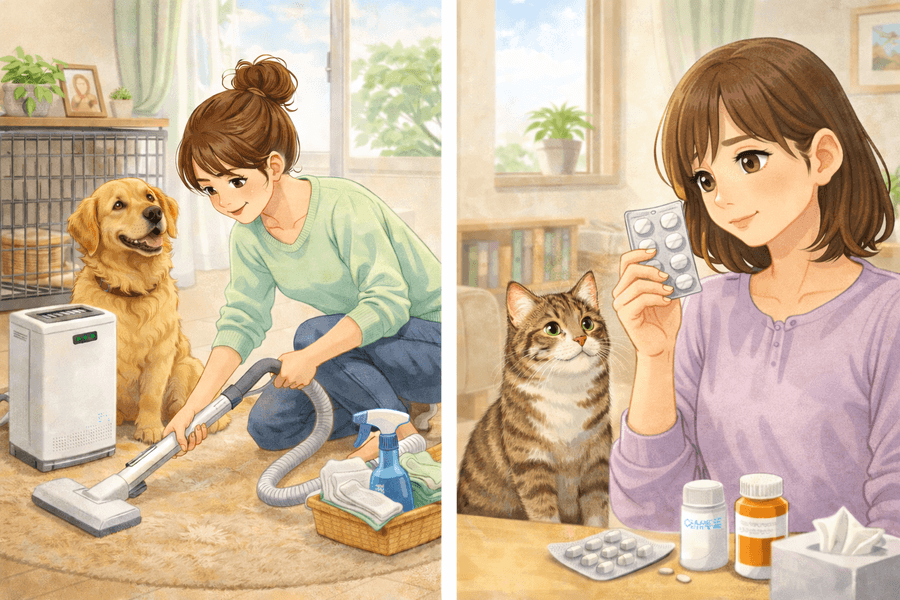 犬や猫に対してアレルギーがあってもペットと暮らせる？