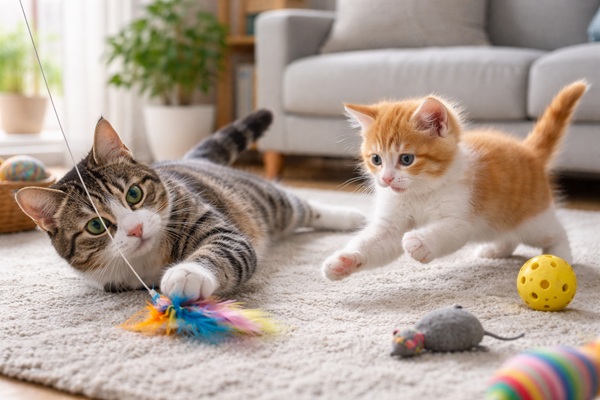 子猫は特に注意