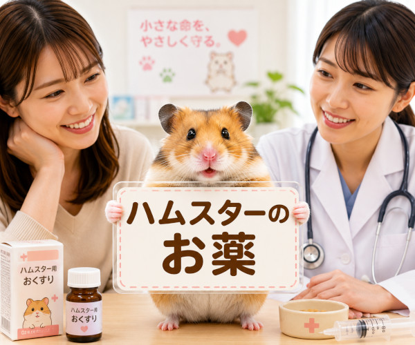 ハムスターに多いお悩みとお薬一覧