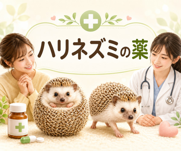 ハリネズミに多いお悩みとお薬一覧