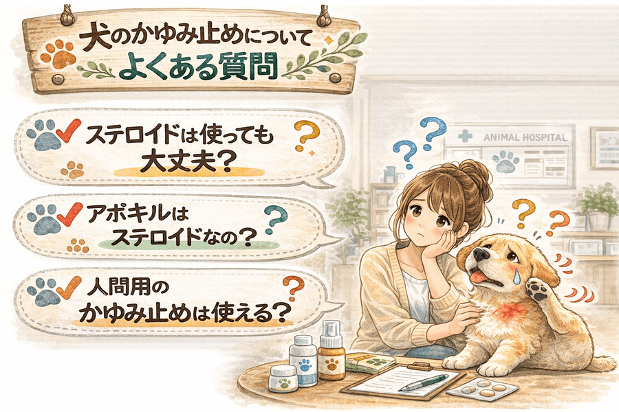 犬のかゆみ止めについてよくある質問