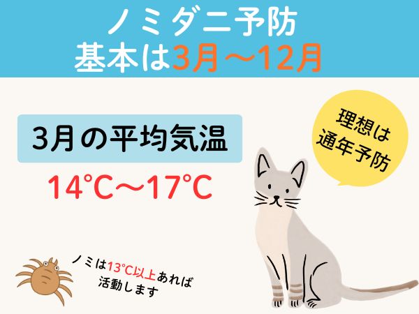 ノミ予防はいつからいつまですればいい？
