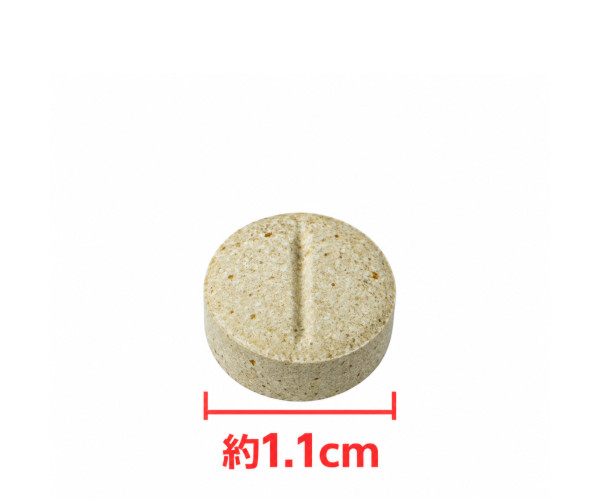 クレデリオプラス錠L（中型犬用）の実物写真 直径約1.1cm
