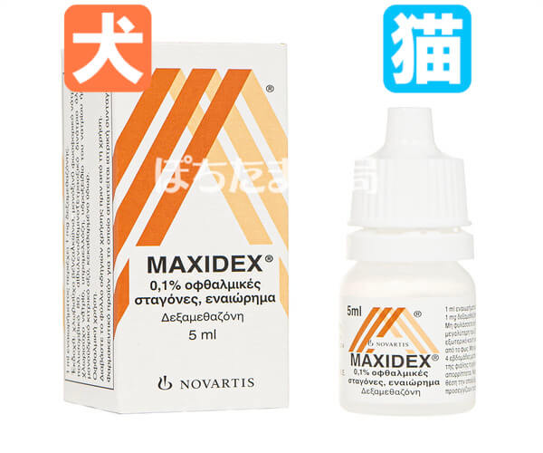 マキシデックス0.1%点眼液 5mL 3 本