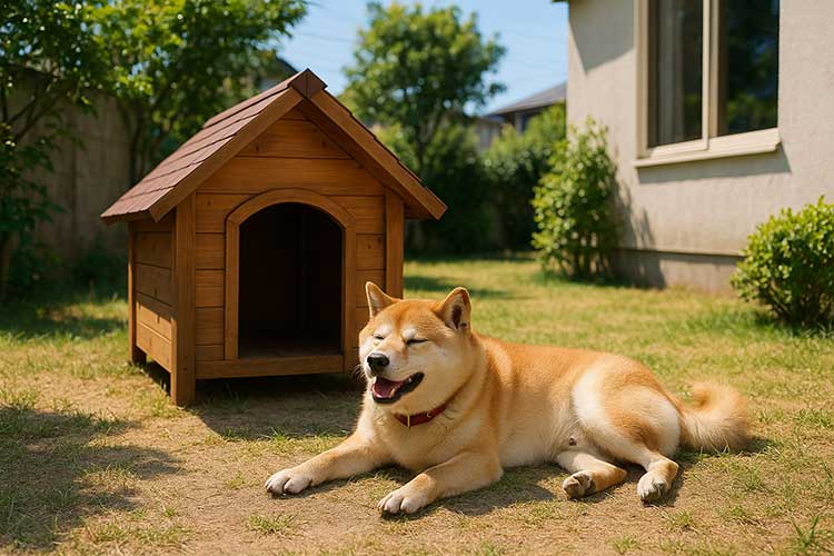 外飼い犬の暑さ対策、屋外での過ごし方