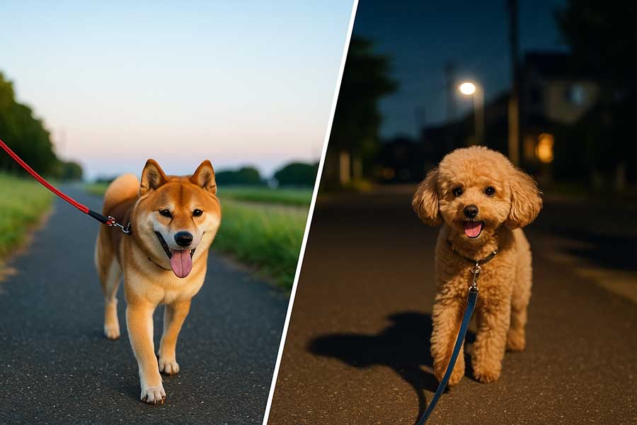 犬の暑さ対策 夏の散歩時間