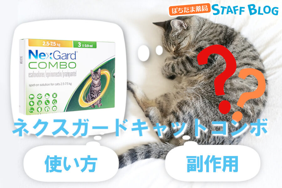 ネクスガードキャットコンボの副作用は？舐めたらどうなる？使用上の注意点まとめ