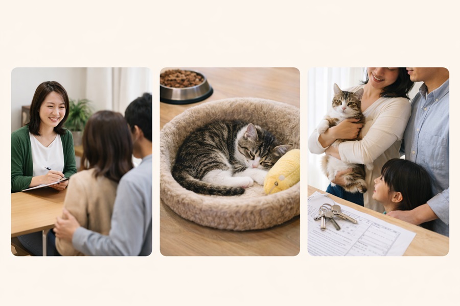 保護猫を飼うための審査条件
