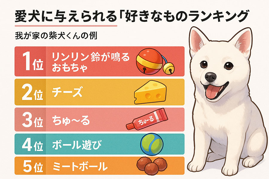愛犬の好きなものランキング