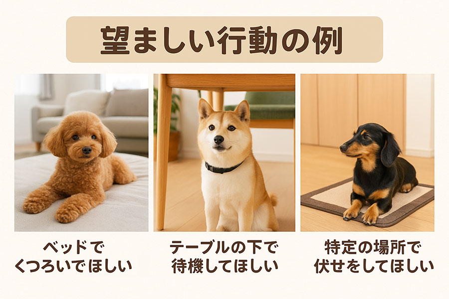 犬 しつけ 望ましい行動の例
