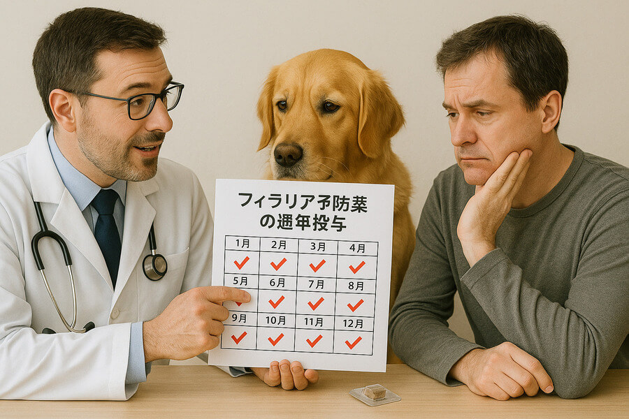 飲ませ忘れを確実に防ぐなら「通年投与」