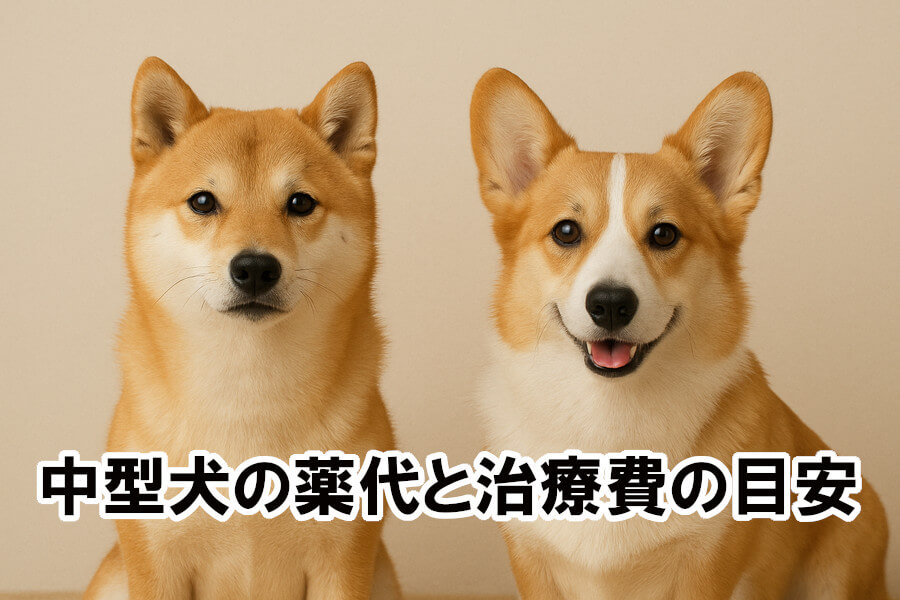 中型犬の僧帽弁閉鎖不全症の薬代と治療費の目安