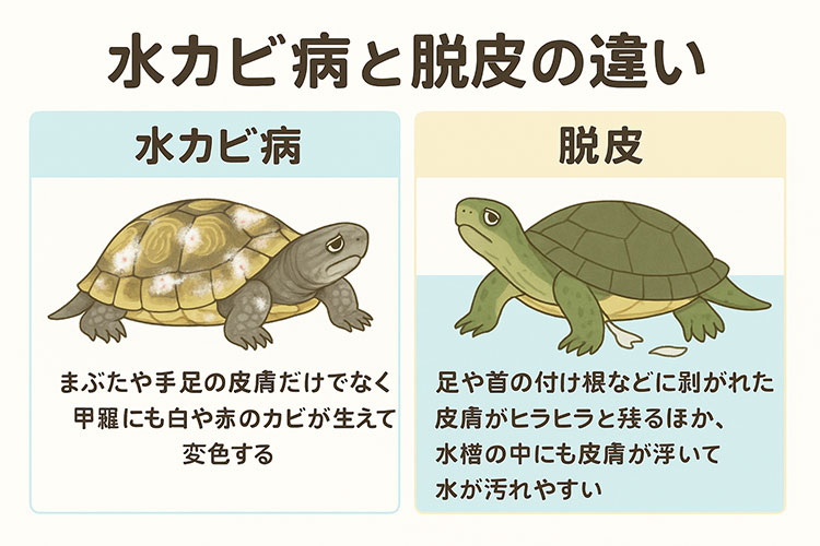 脱皮との違い