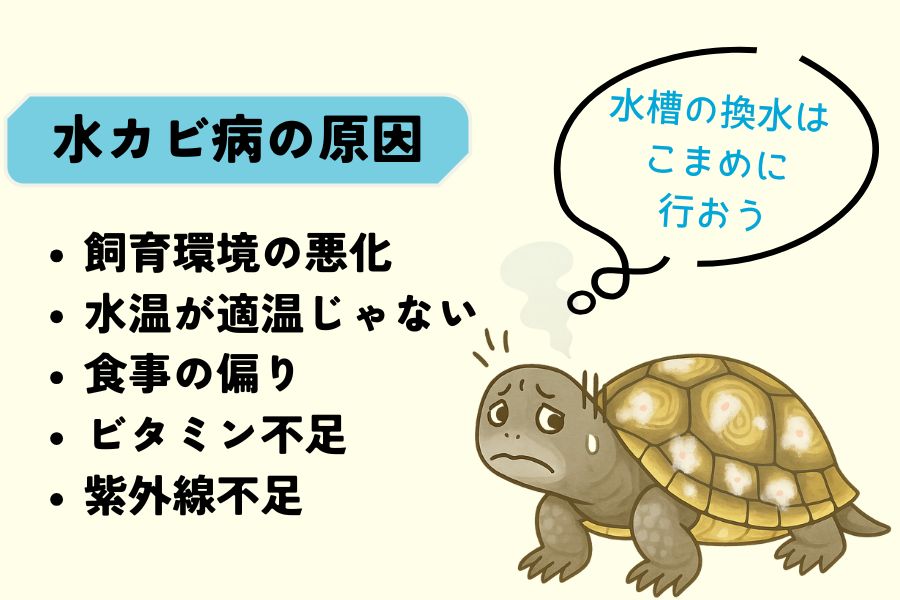 水カビ病の原因