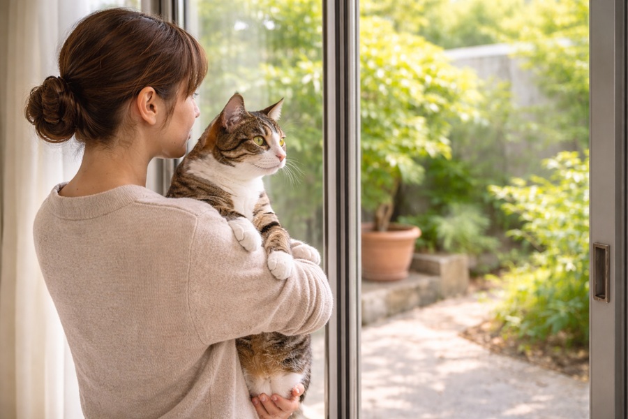 保護猫を外に出してもいいの？