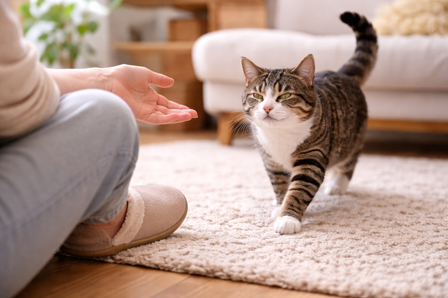 保護猫が慣れてきたサイン