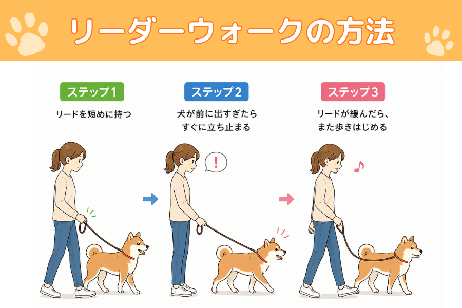 リーダーウォークのやり方