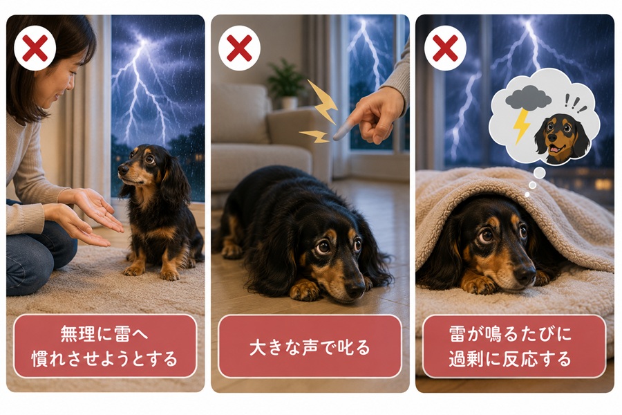 やってはいけない対応