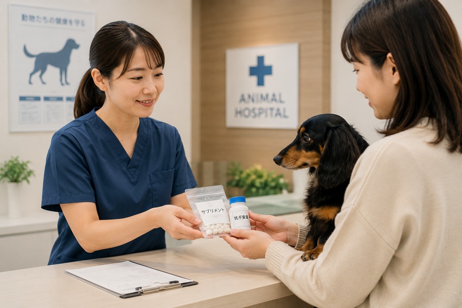 サプリメントや抗不安薬が使用されることも