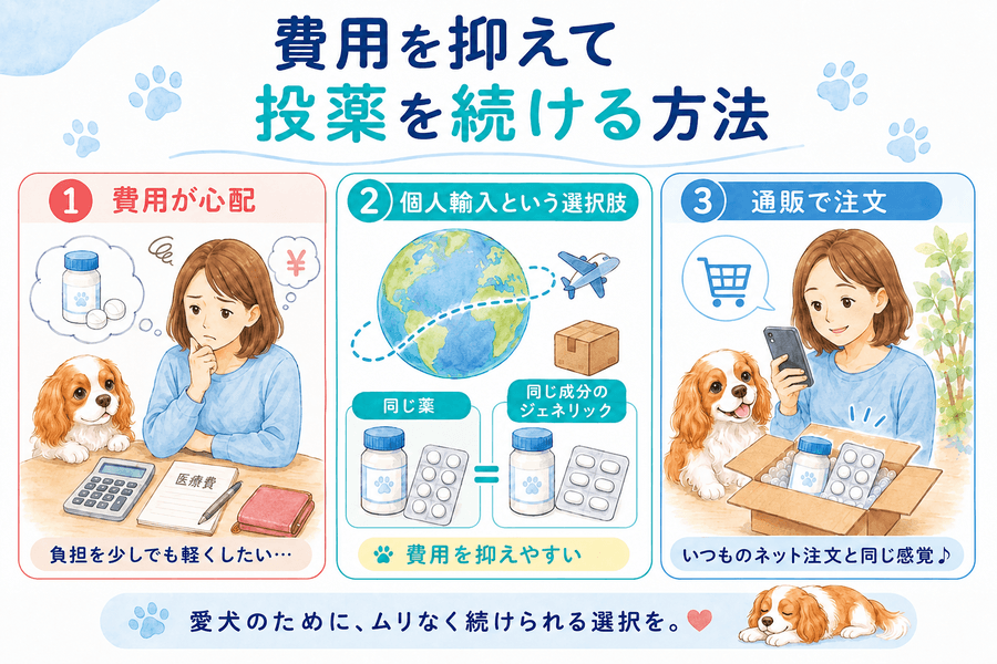 費用を抑えて投薬を続ける方法