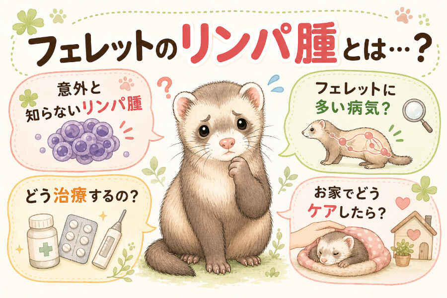 フェレットのリンパ腫はどんな病気？
