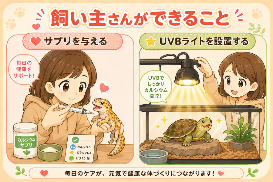 【発症後】飼い主さんができること