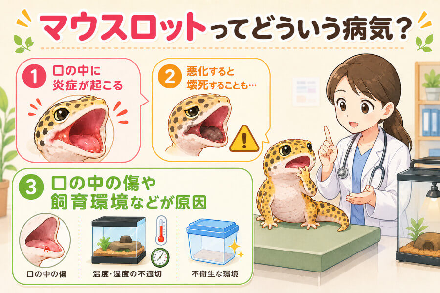 マウスロットってどんな病気?