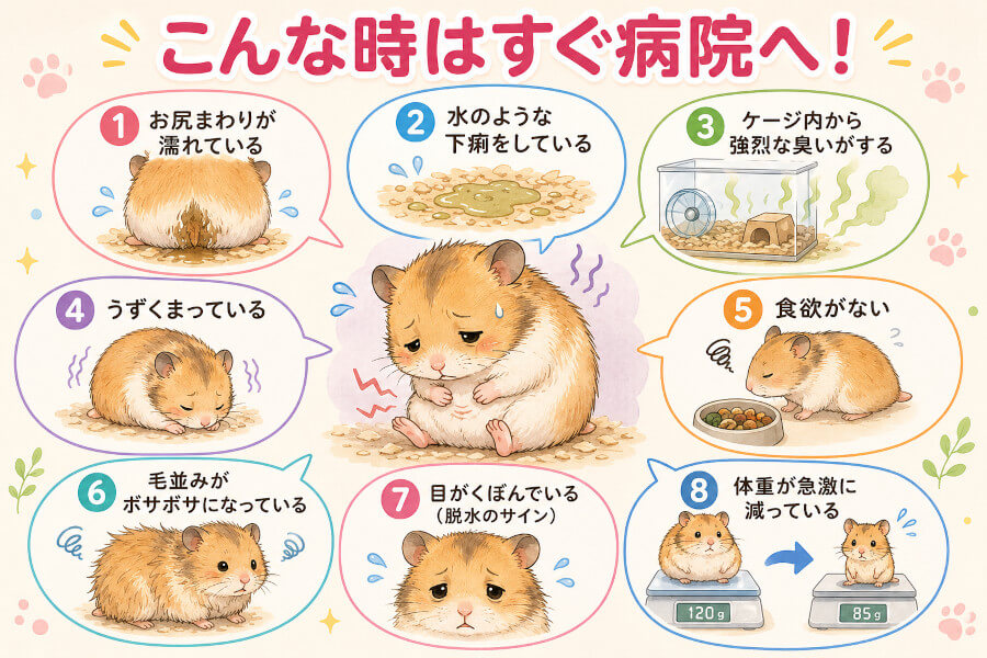 すぐ病院へ!様子見NGのサイン