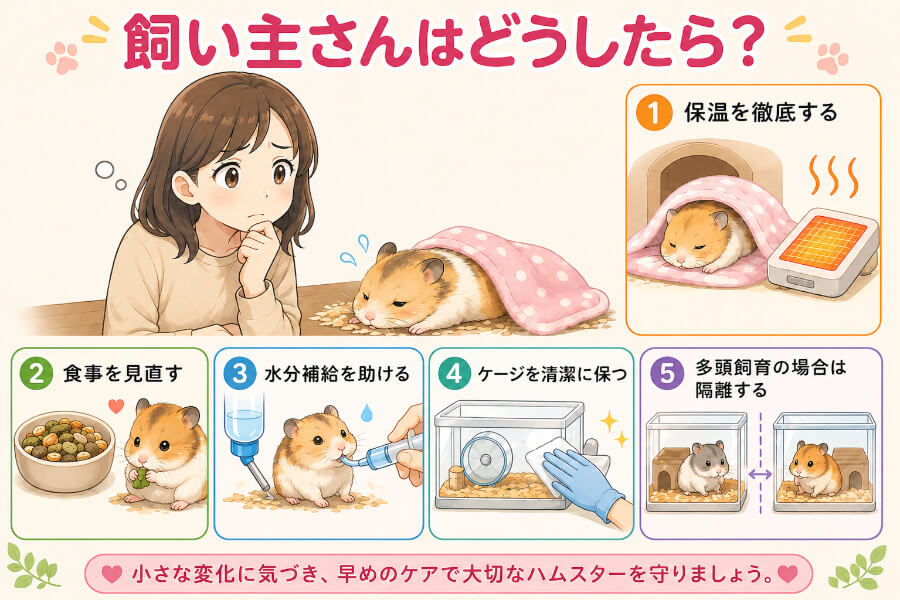 【治し方】飼い主さんができること