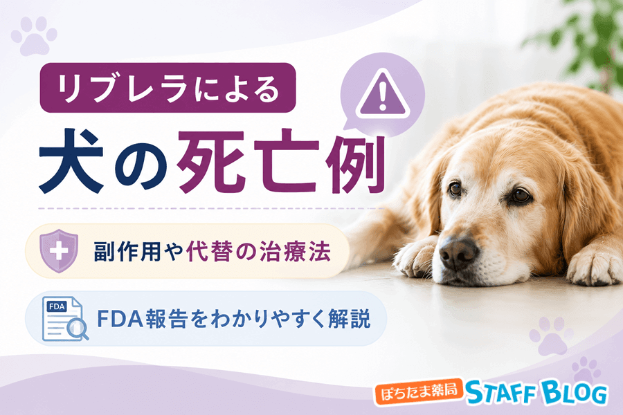 リブレラで犬が死亡したって本当?副作用や代替の治療法を解説