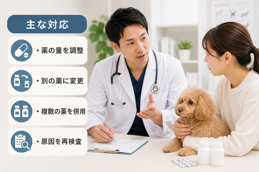 犬のてんかん薬が効かない場合はどうする?