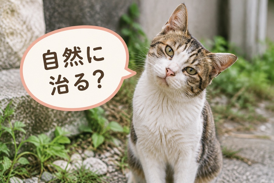 野良猫の目やには自然に治る？