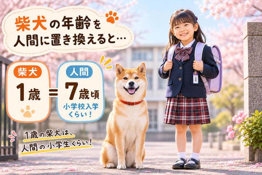 1歳は小学生くらい