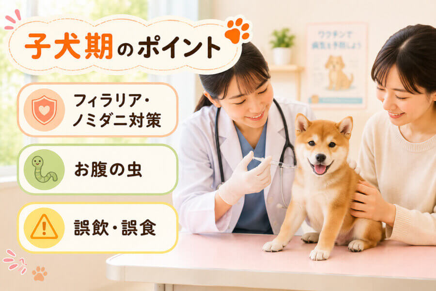 子犬期（0歳～1歳）