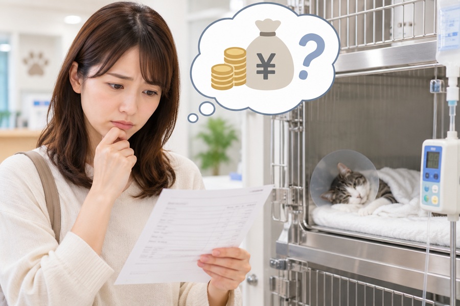 猫の膀胱炎で入院するといくらかかる?