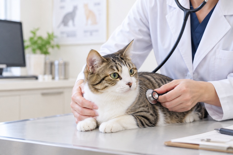 猫の膀胱炎が治らないときに動物病院で行われる検査