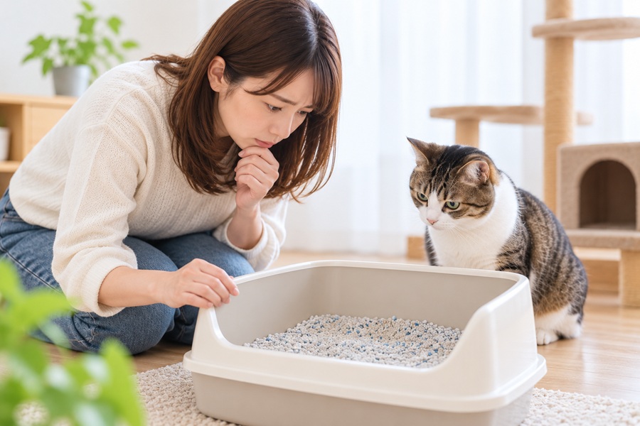 猫のおしっこが出ない・少ないときは何時間で危険?