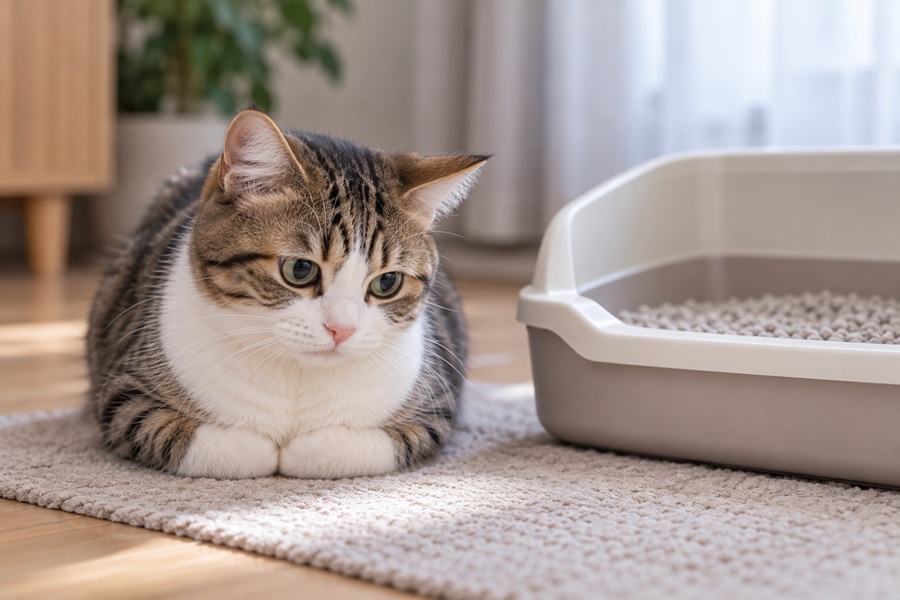 猫の血尿とは