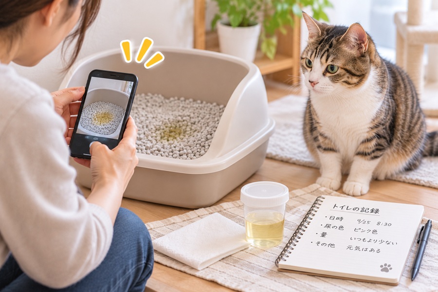 猫が血尿を出したときの対処法