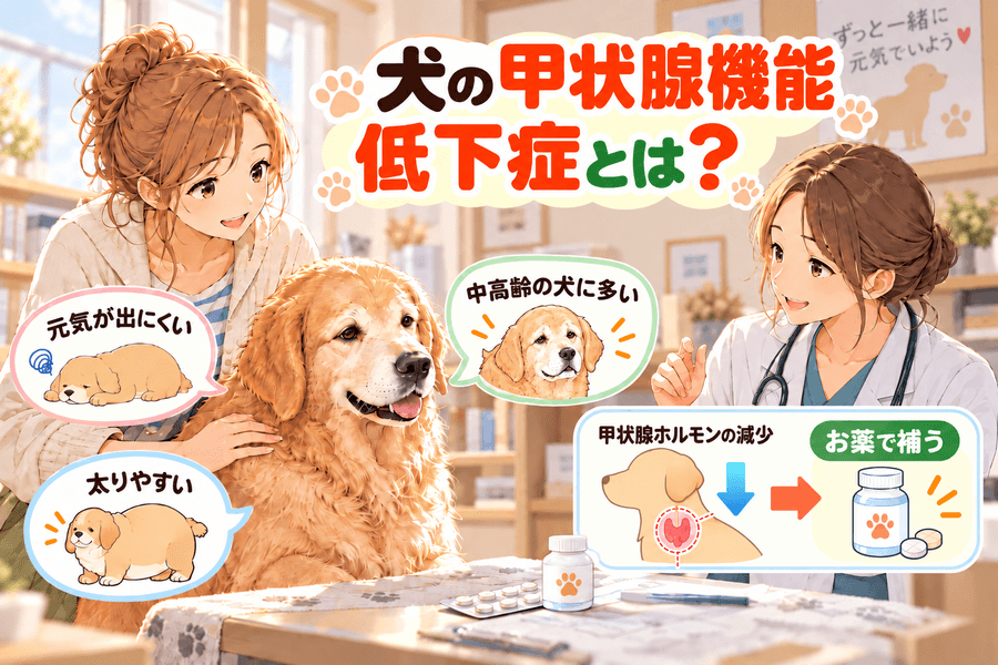 犬の甲状腺機能低下症とは？