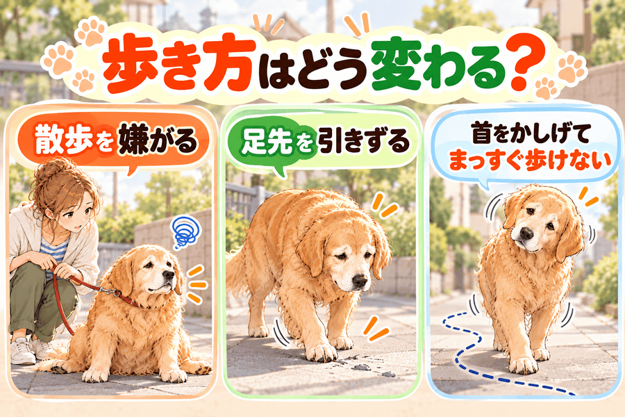 歩き方はどう変わる？