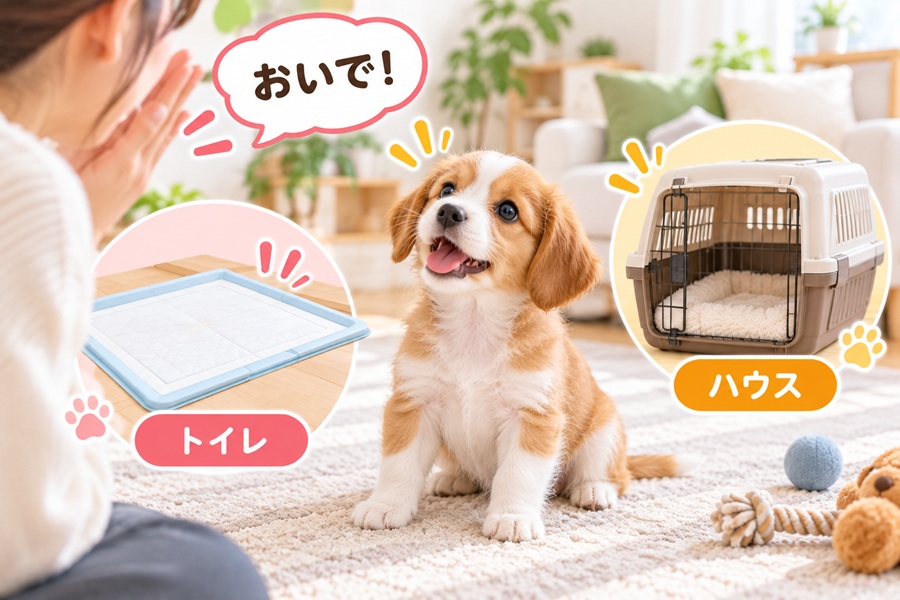 子犬のしつけは何から?教える順番と始める時期