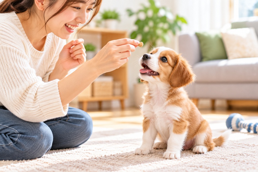 子犬をしつけるときのポイント
