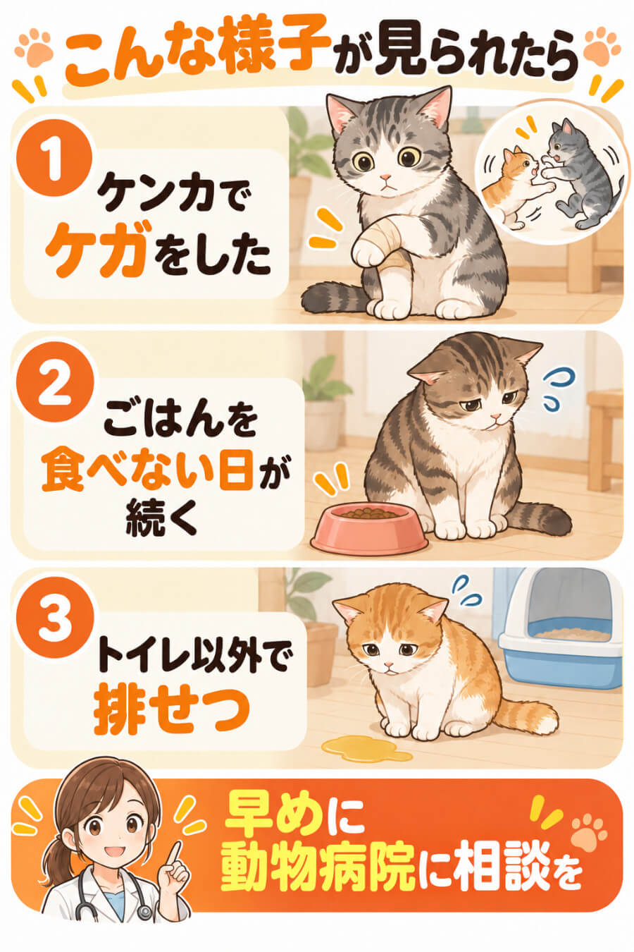 多頭飼いに向かない猫を見分ける4つの視点（ほかの猫への反応・体調と年齢・猫種より個体差・性別は目安）